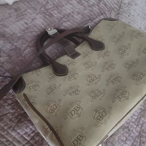 Dooney & Bourke Donegal Crest Satchel  Brown Cross Body Bag